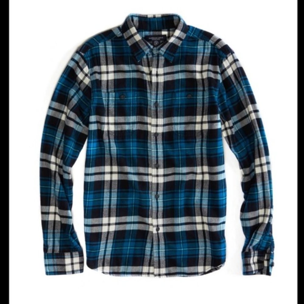 Woolrich plaid flannel shirt M